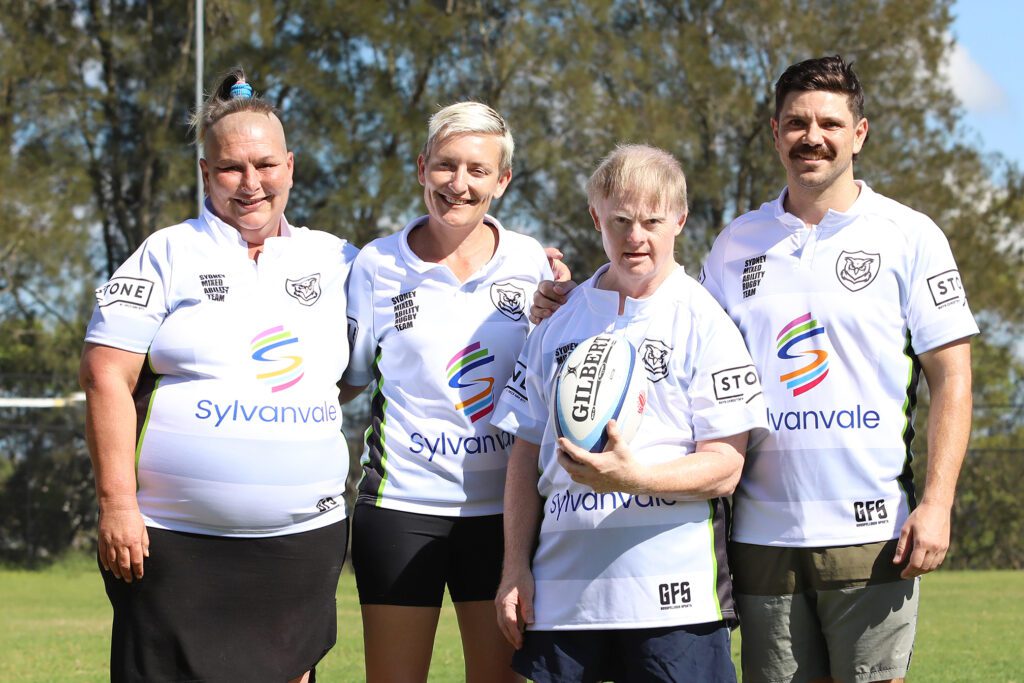 Powerful owls clients and staff in uniform