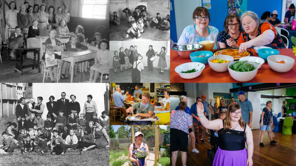 Various photos of Sylvanvale participants over the years